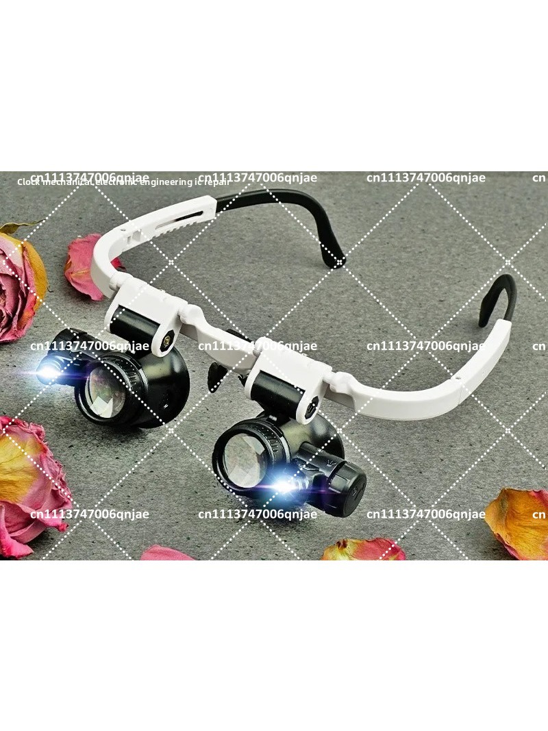 Electronics Repair Hobby - Lupa de Cabeça com Iluminação 23x